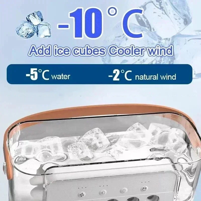 Unisex 3-in-1 Luftkühler mit Wasser, Ventilator und Luftbefeuchter Tragbar 1