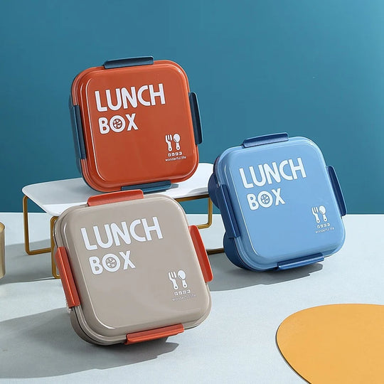 Unisex Bento-Box mit mehreren Fächern für praktische Essensaufbewahrung 3