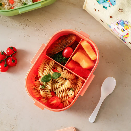Unisex Bento-Box mit mehreren Fächern für praktische Essensvorbereitung 0