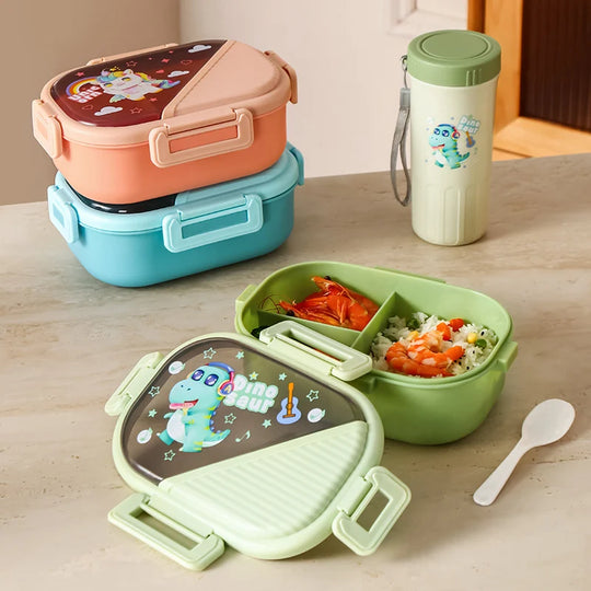 Unisex Bento-Box mit mehreren Fächern für praktische Essensvorbereitung 1