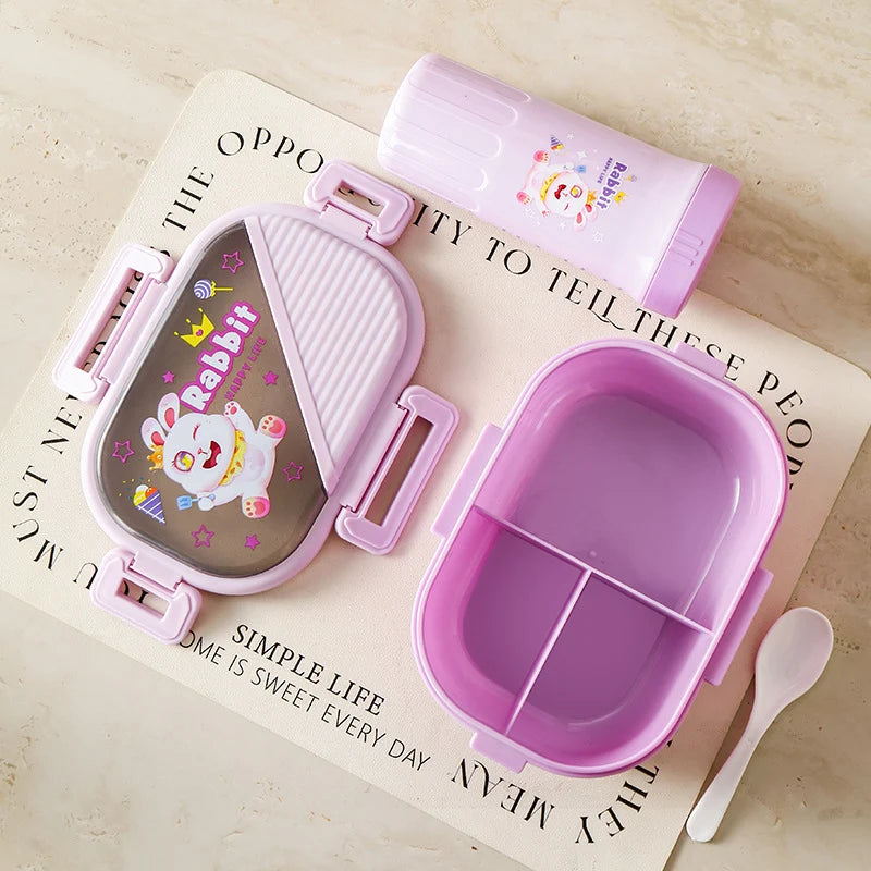 Unisex Bento-Box mit mehreren Fächern für praktische Essensvorbereitung 3