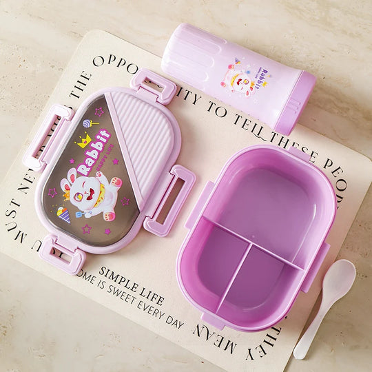 Unisex Bento-Box mit mehreren Fächern für praktische Essensvorbereitung 3