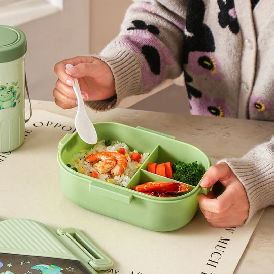 Unisex Bento-Box mit mehreren Fächern für praktische Essensvorbereitung 4