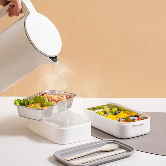 Unisex Bento-Box mit mehreren Fächern und sicherem Verschluss 2