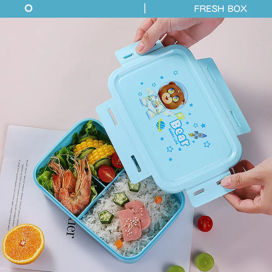 Unisex Bento-Box mit verspieltem Design zur Lebensmittelaufbewahrung 1