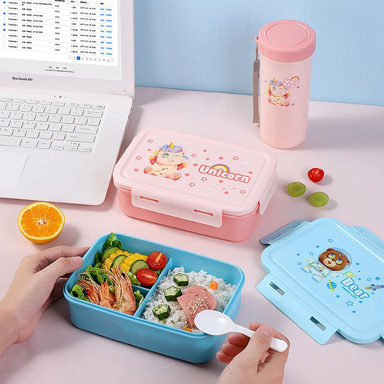 Unisex Bento-Box mit verspieltem Design zur Lebensmittelaufbewahrung 2