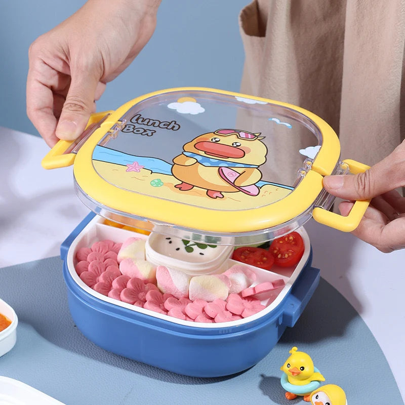 Unisex Bento-Lunchbox Cartoon-Design Verspielt 3