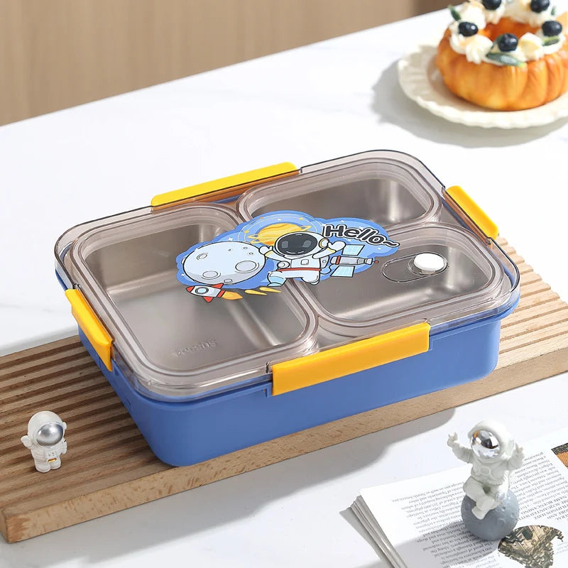 Unisex Bento-Lunchbox mit Bärenmotiv und Mehrfachfächern 6
