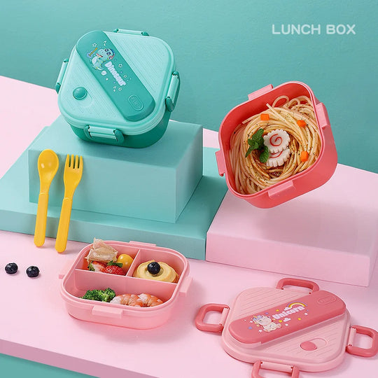 Unisex Bento-Lunchbox mit Charaktermotiven und mehreren Fächern 1