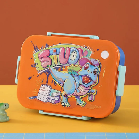 Unisex Bento-Lunchbox mit Dinosaurier-Motiv für kreative Mahlzeiten 0