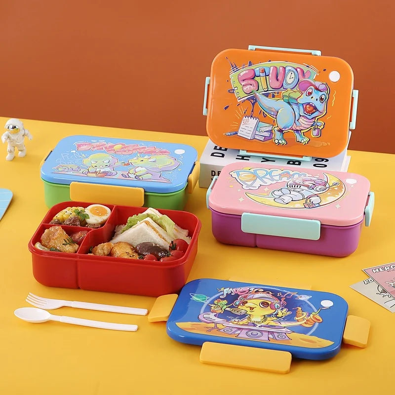 Unisex Bento-Lunchbox mit Dinosaurier-Motiv für kreative Mahlzeiten 1