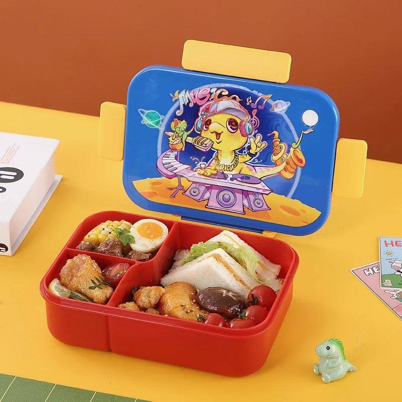 Unisex Bento-Lunchbox mit Dinosaurier-Motiv für kreative Mahlzeiten 4