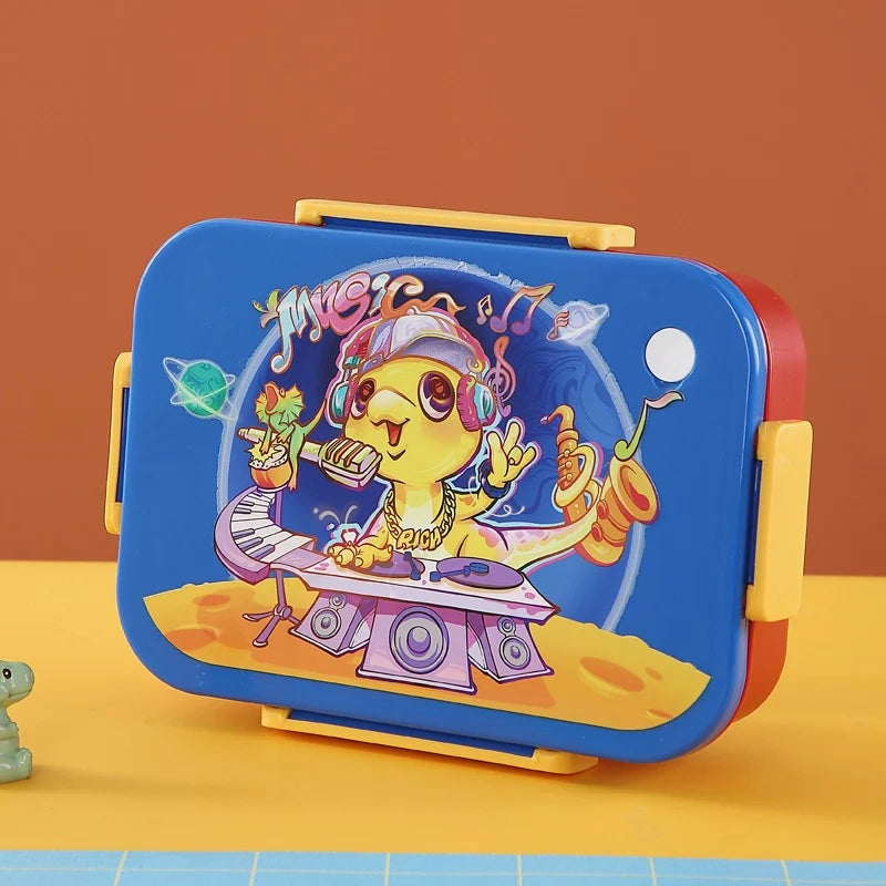 Unisex Bento-Lunchbox mit Dinosaurier-Motiv für kreative Mahlzeiten 7