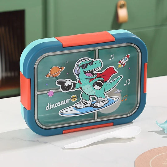 Unisex Bento-Lunchbox mit Sportmotiven und mehreren Fächern 9