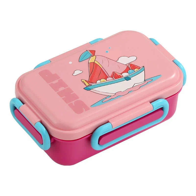 Unisex Bento-Lunchbox mit integriertem Besteck und kreativem Design 5