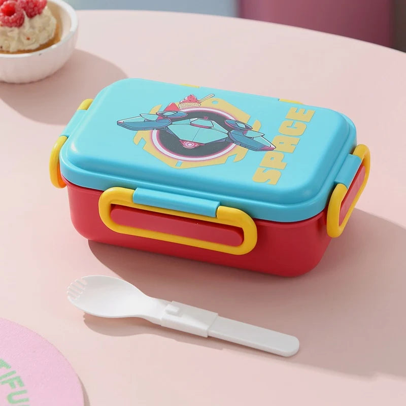Unisex Bento-Lunchbox mit integriertem Besteck und kreativem Design 6