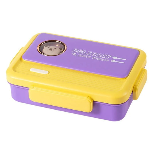 Unisex Bento-Lunchbox mit mehreren Fächern und Tiermotiv 4
