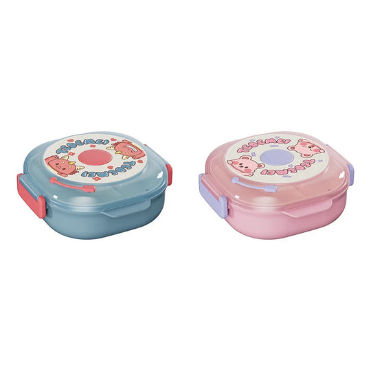 Unisex Bento-Lunchbox mit mehreren Fächern und verspieltem Design 0