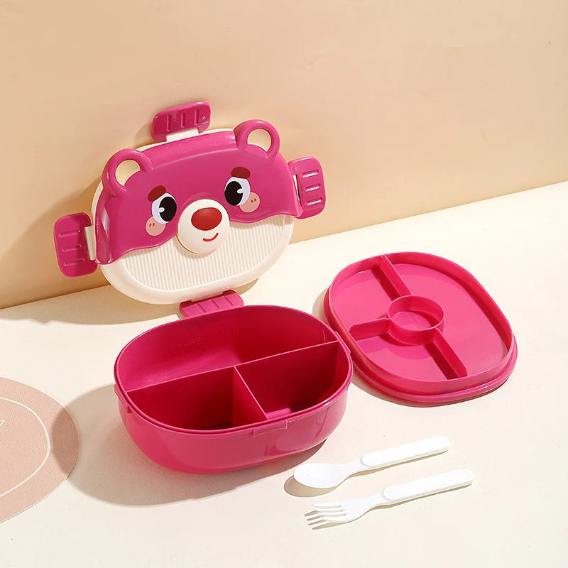 Unisex Bento-Lunchbox mit verspieltem Tierdesign 4