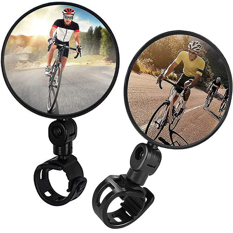 Unisex Fahrrad-Lenkerspiegel Verstellbar Konvex 0
