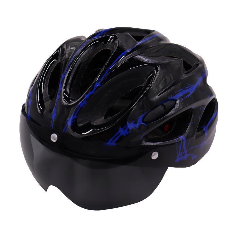 Unisex Fahrradhelm mit verstellbarem Passformsystem und abnehmbarem Visier 7