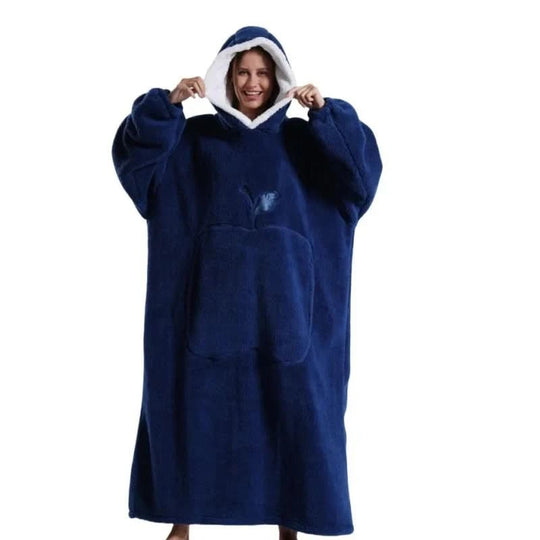Unisex Fleece Hoodie Übergröße für Komfort und Entspannung 11