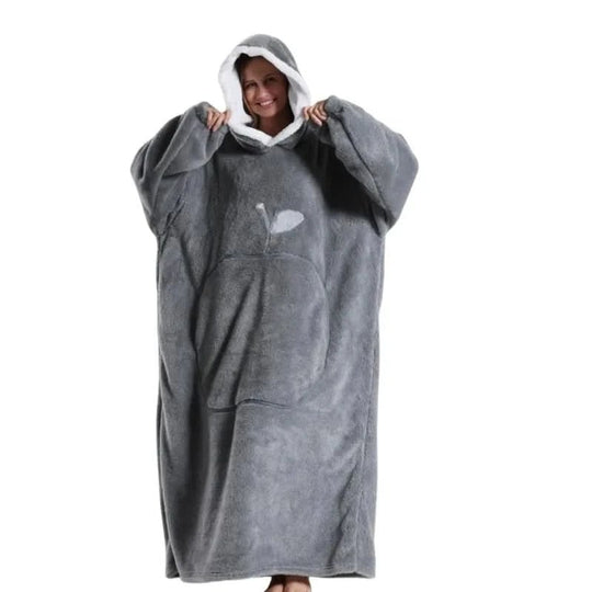 Unisex Fleece Hoodie Übergröße für Komfort und Entspannung 15