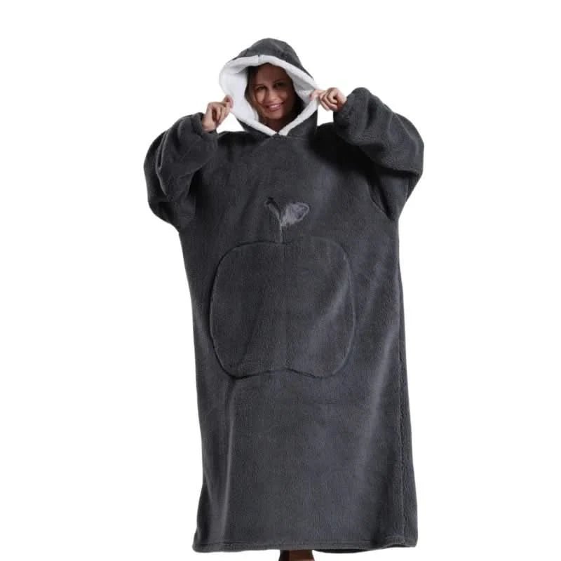 Unisex Fleece Hoodie Übergröße für Komfort und Entspannung 8