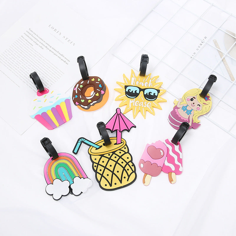 Unisex Gepäckanhänger Donut Design Kreativ und Praktisch 1