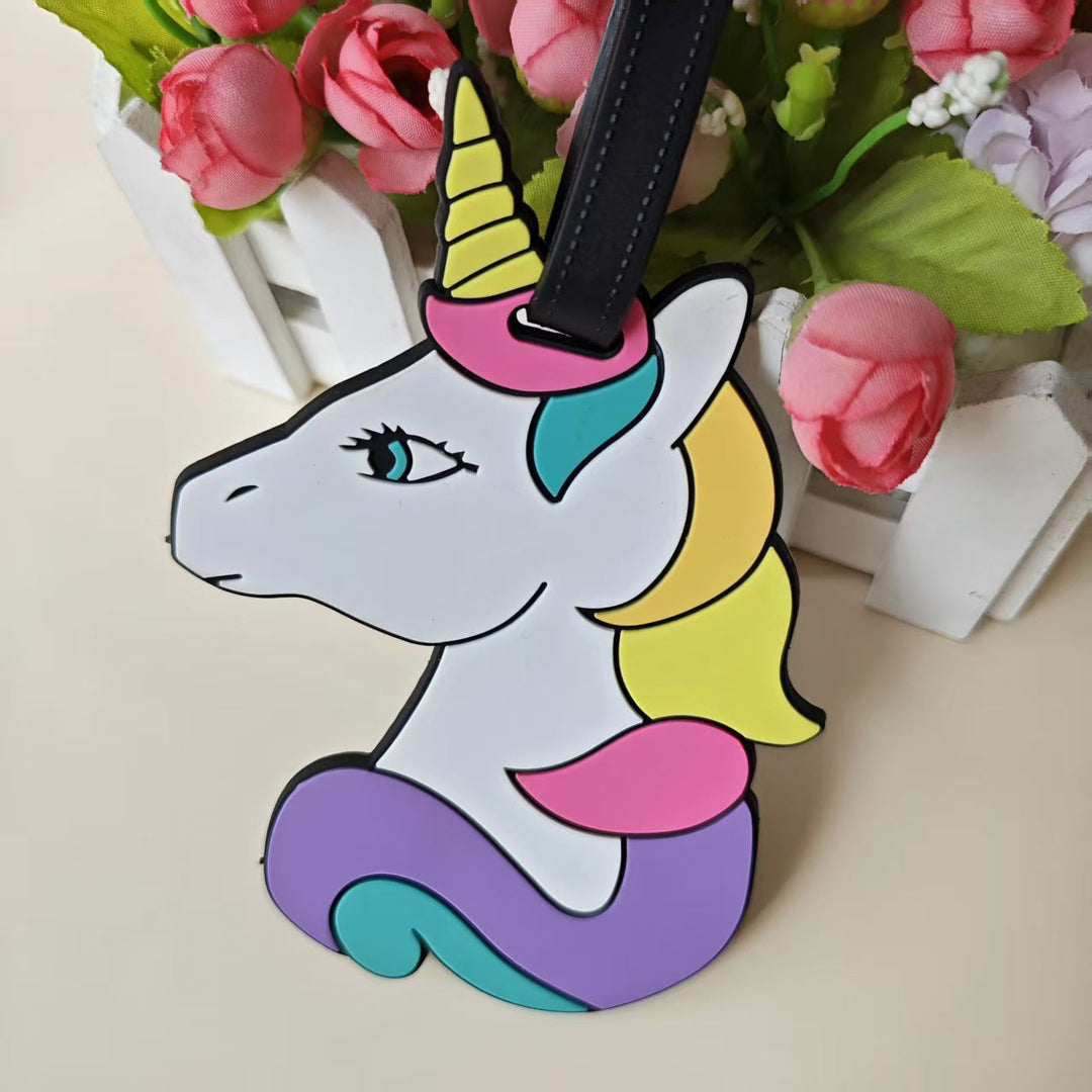 Unisex Gepäckanhänger Einhorn Design Verspielt 0