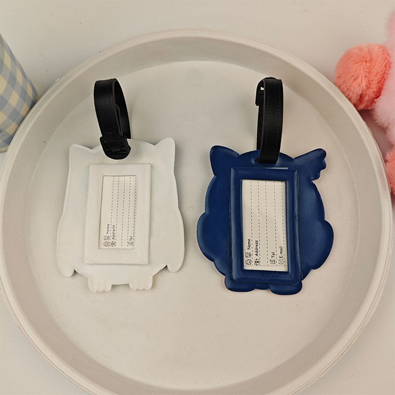 Unisex Gepäckanhänger Eulen-Motiv Praktisch und Farblich Auffällig 3