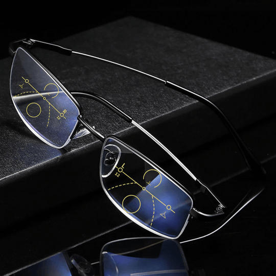Unisex Gleitsichtbrille Modernes Design für Nah- und Fernsicht 0