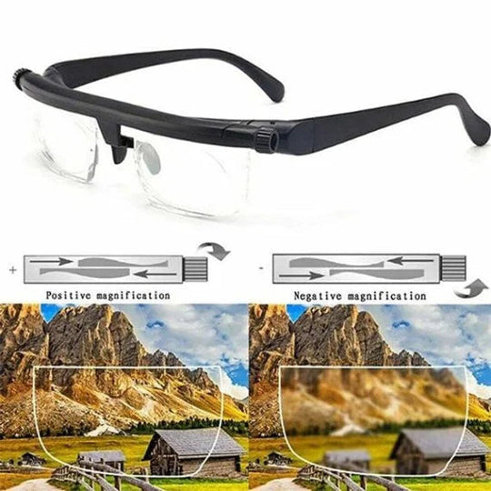Unisex Gleitsichtbrille Verstellbar für Nah- und Fernsicht 6