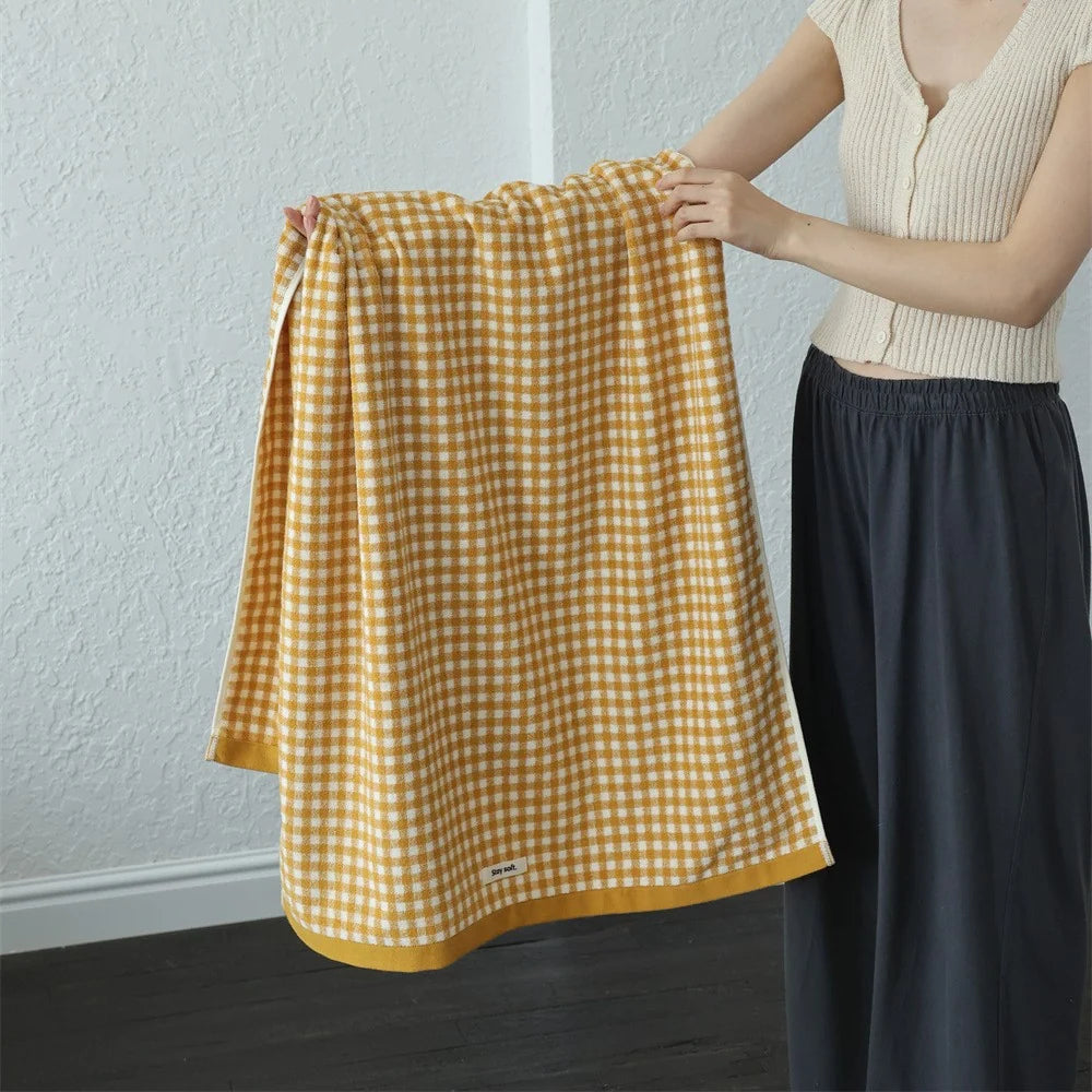 Unisex Handtuch Kariert Funktional 2