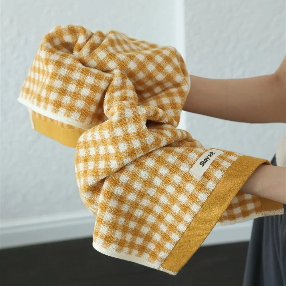 Unisex Handtuch Kariert Funktional 3
