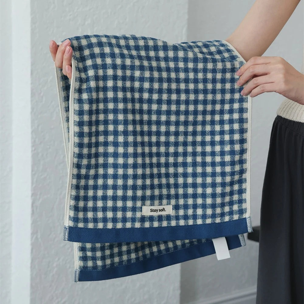 Unisex Handtuch Kariert Funktional 6