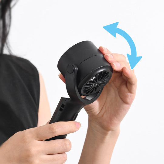 Unisex Handventilator Kompakt Mit Verstellbarem Neigekopf Und Leisem Motor 5