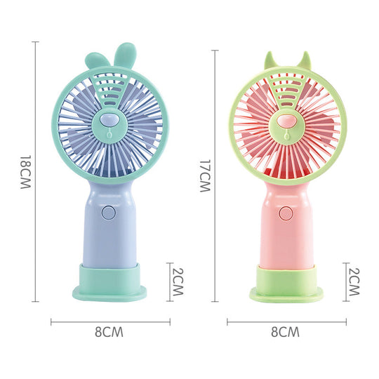 Unisex Handventilator Tragbar Hasen-Design 3