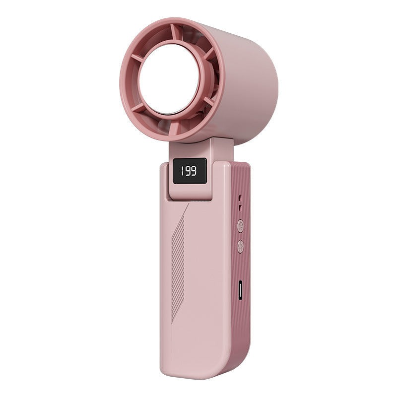Unisex Handventilator Tragbar Mit LCD-Display Und Wiederaufladbarem Akku 3