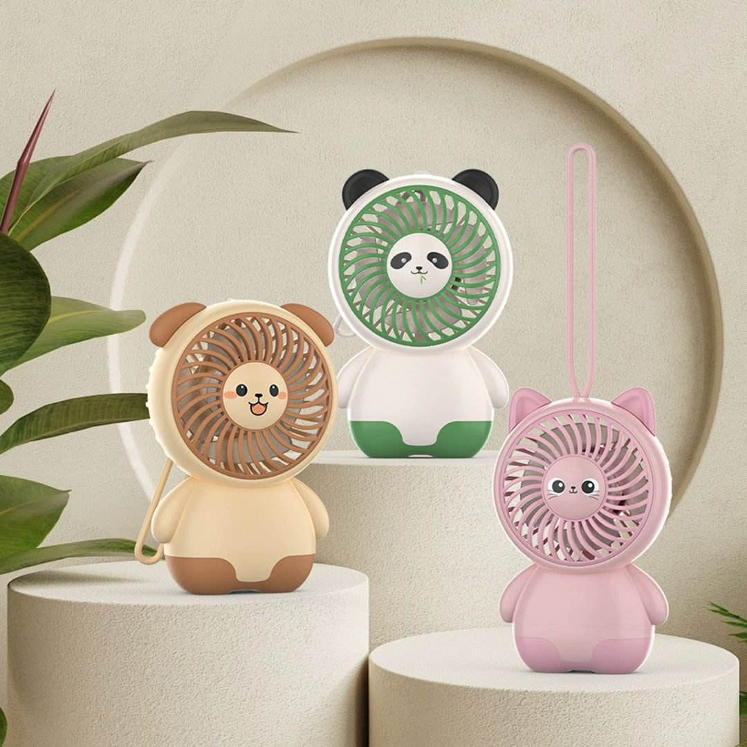 Unisex Handventilator Tragbar Mit Verspieltem Tierdesign 1