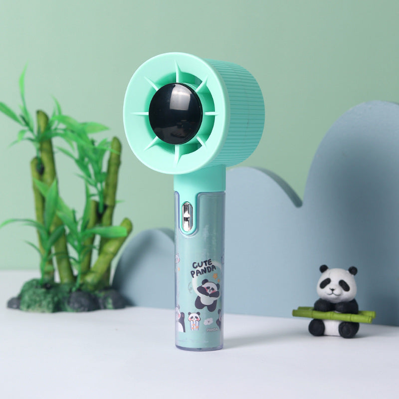 Unisex Handventilator mit Feuchtigkeitsbehälter im Panda-Design 1