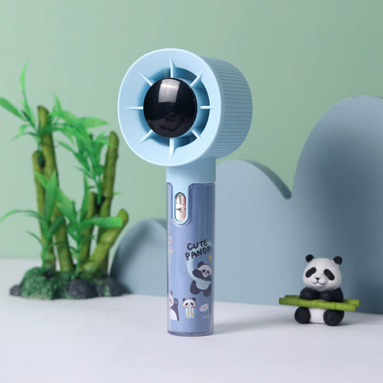 Unisex Handventilator mit Feuchtigkeitsbehälter im Panda-Design 2