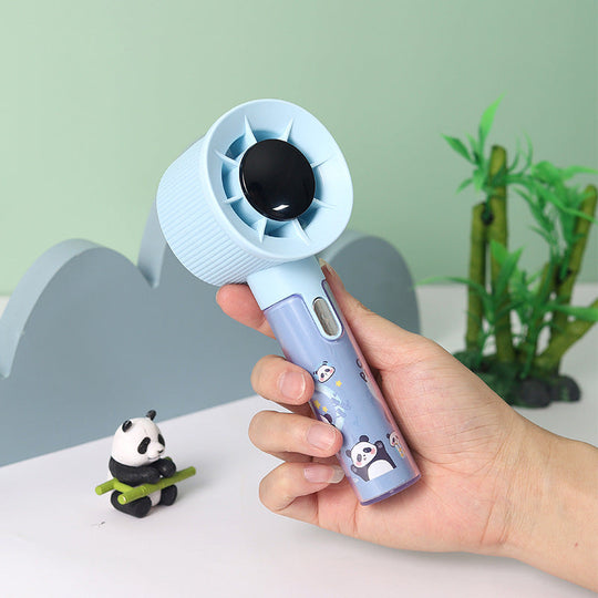 Unisex Handventilator mit Feuchtigkeitsbehälter im Panda-Design 6