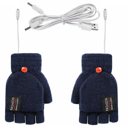 Unisex Heizhandschuhe USB-wiederaufladbar mit Temperaturregelung für kalte Tage 0