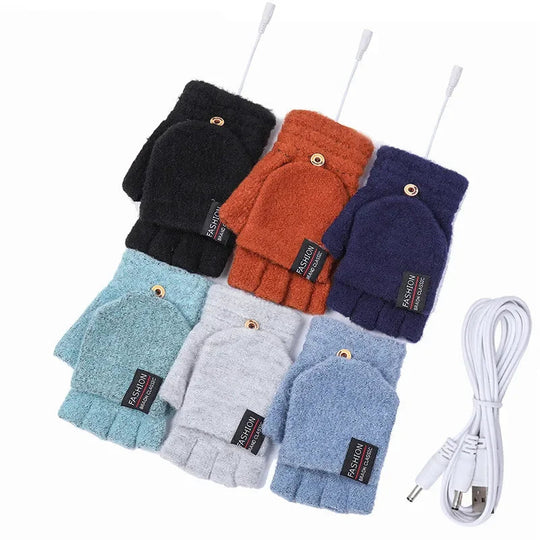 Unisex Heizhandschuhe USB-wiederaufladbar mit Temperaturregelung für kalte Tage 6