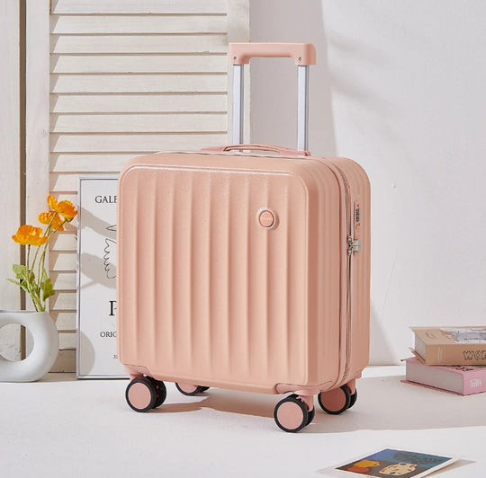 Unisex Kabinen Hartschalenkoffer mit 360-Grad-Spinnerrädern 0