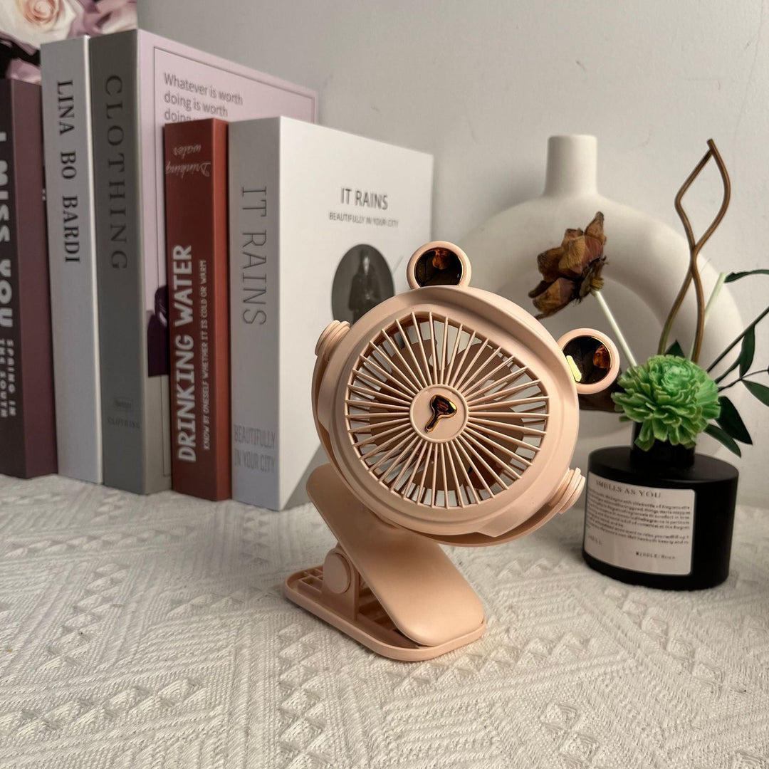 Unisex Kompakter Desktop-Lüfter mit Verspielten Tiermotiven 8
