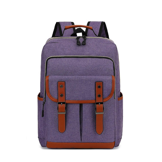 Unisex Laptop Rucksack Vintage Stil Mit Wasserdichtem Design 10