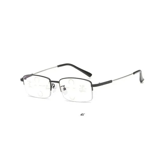 Unisex Lesebrille im Vintage-Design mit quadratischem Rahmen 7