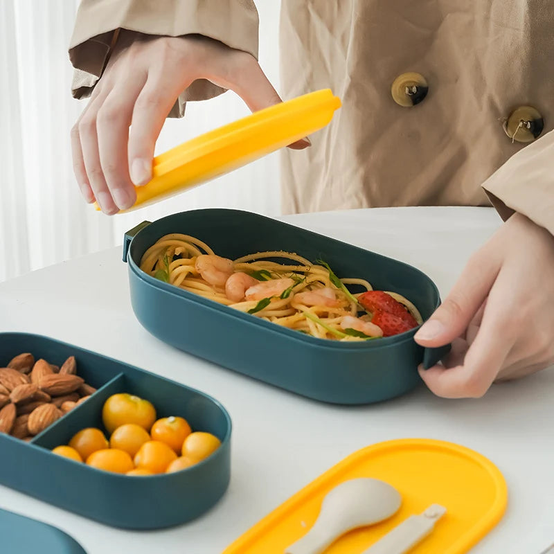 Unisex Lunchbox Auslaufsicher mit Sicherem Verriegelungsmechanismus 2